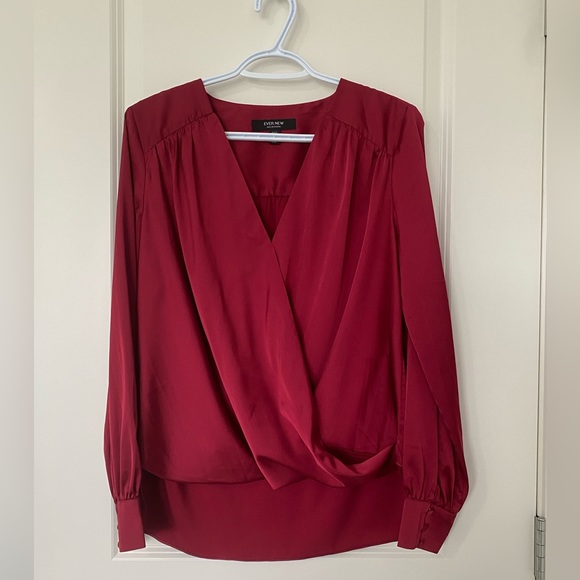 Ever New Sandra Gathered Yoke Wrap Shirt - Picture 8 of 9